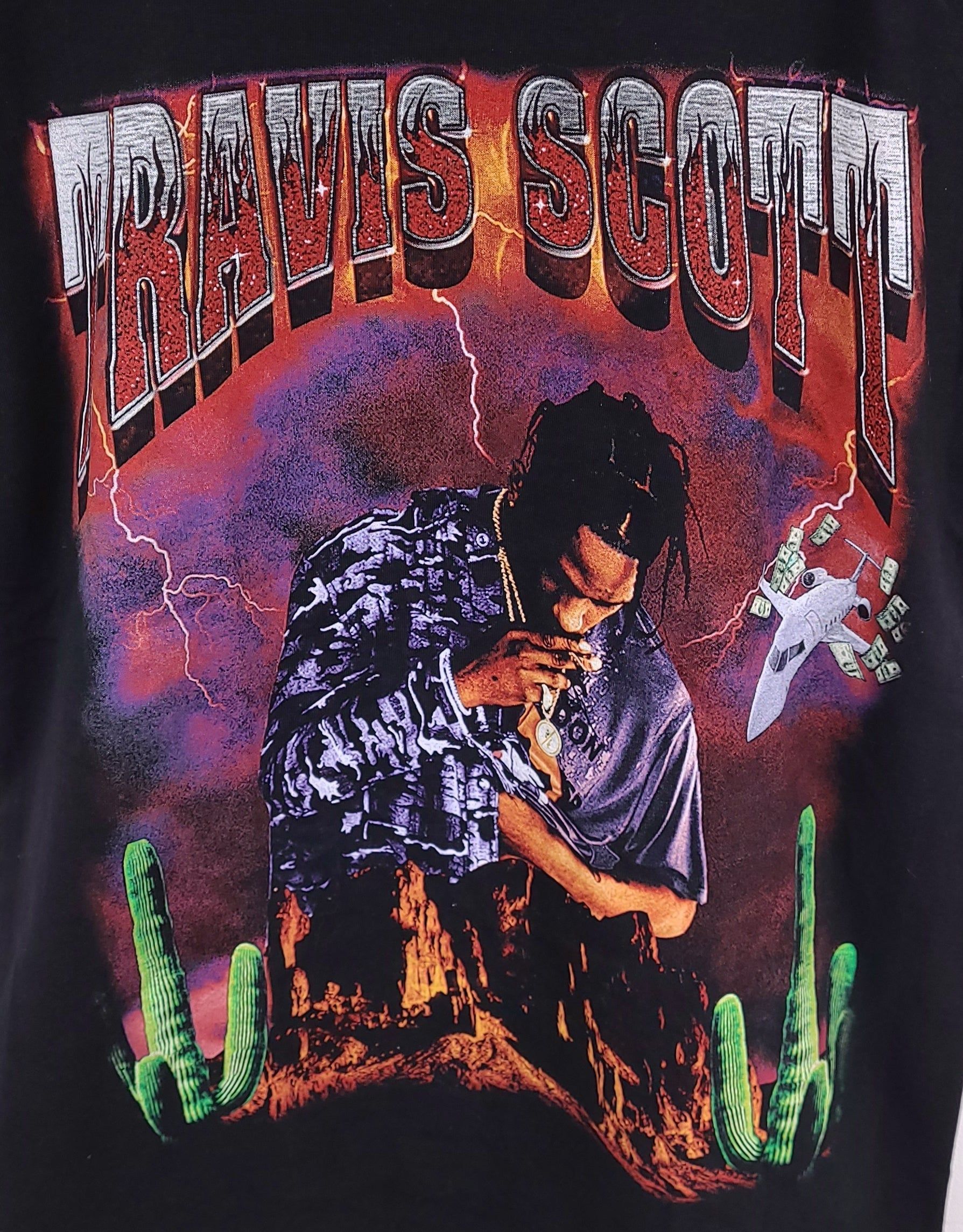 Travis Scott Hip Hop Bootleg Music Tee sold by HG Vintage product image thumbnail 2