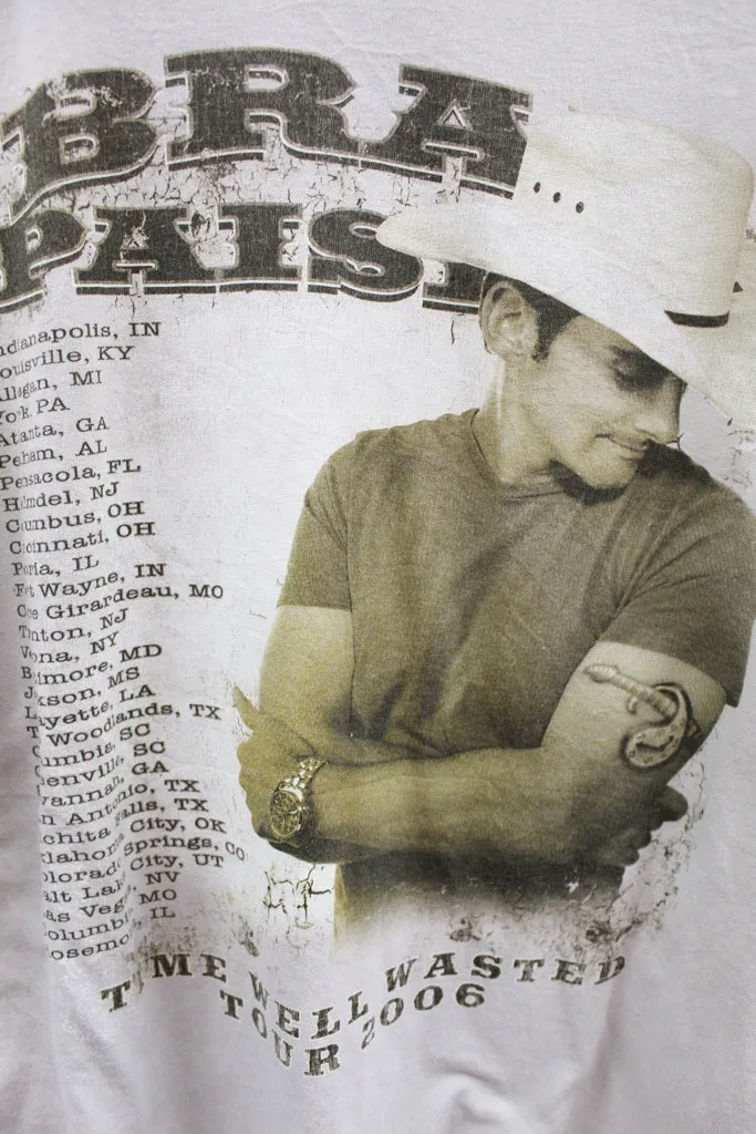 Z - Vintage 2006 Brad Paisley Time Well Wasted Tour Tee sold by HG Vintage product image thumbnail 4
