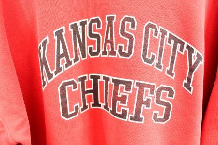 Vintage NFL Kansas City Chief Script Crewneck sold by HG Vintage