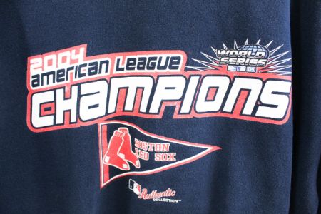 Vintage MLB Boston Red Sox 2004 American League Champs Crewneck sold by HG Vintage