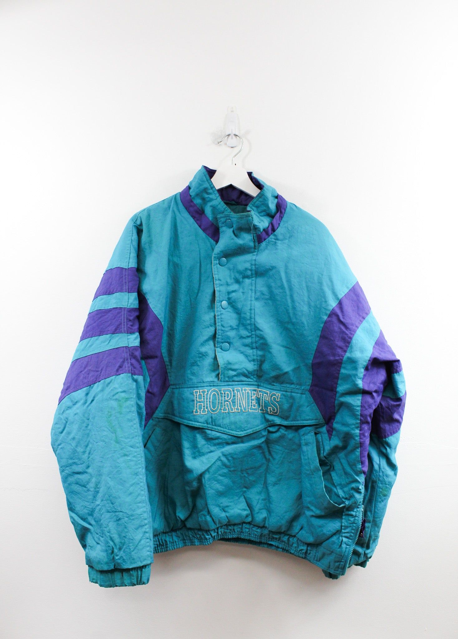 Vintage Starter NBA Charlotte Hornets Anorak Winter Jacket sold by HG Vintage