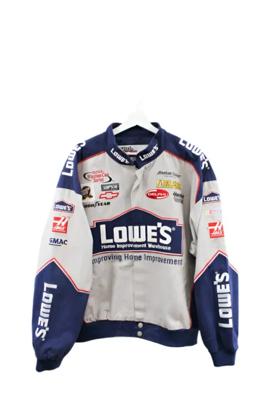 Z- Nascar Jimmie Johnson Lowes Racing Champions Apparel Racing Jacket sold by HG Vintage