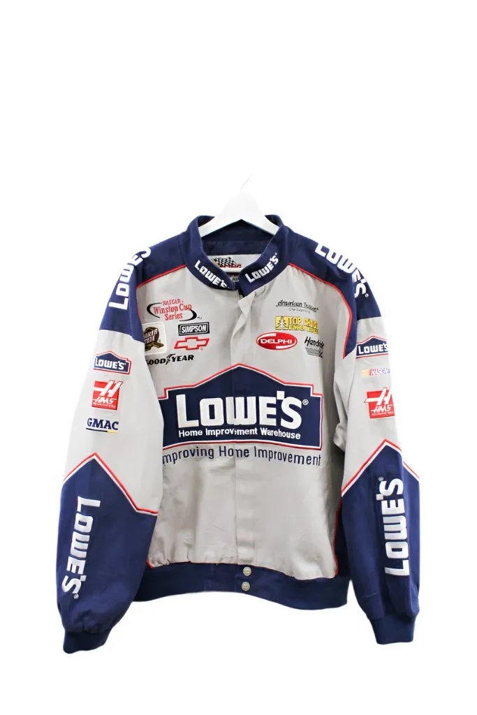 Z- Nascar Jimmie Johnson Lowes Racing Champions Apparel Racing Jacket sold by HG Vintage