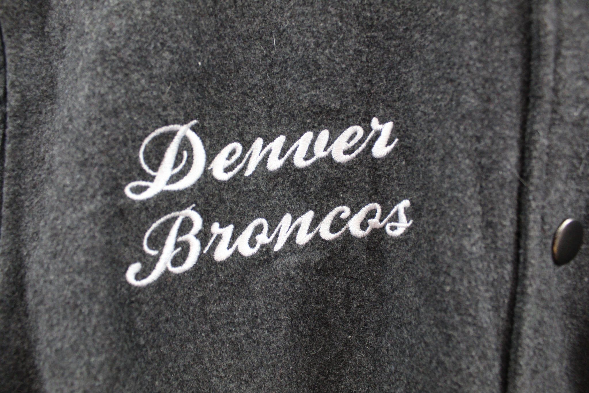 Vintage NFL Denver Broncos Zip Up Varsity Jacket sold by HG Vintage product image thumbnail 3