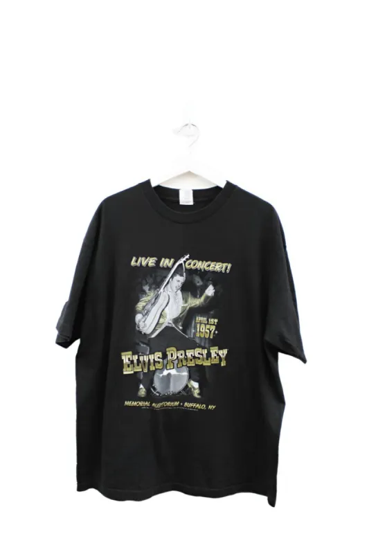 Z - Elvis Presley Live In Concert Memorial Auditorium Buffalo NY Tee sold by HG Vintage