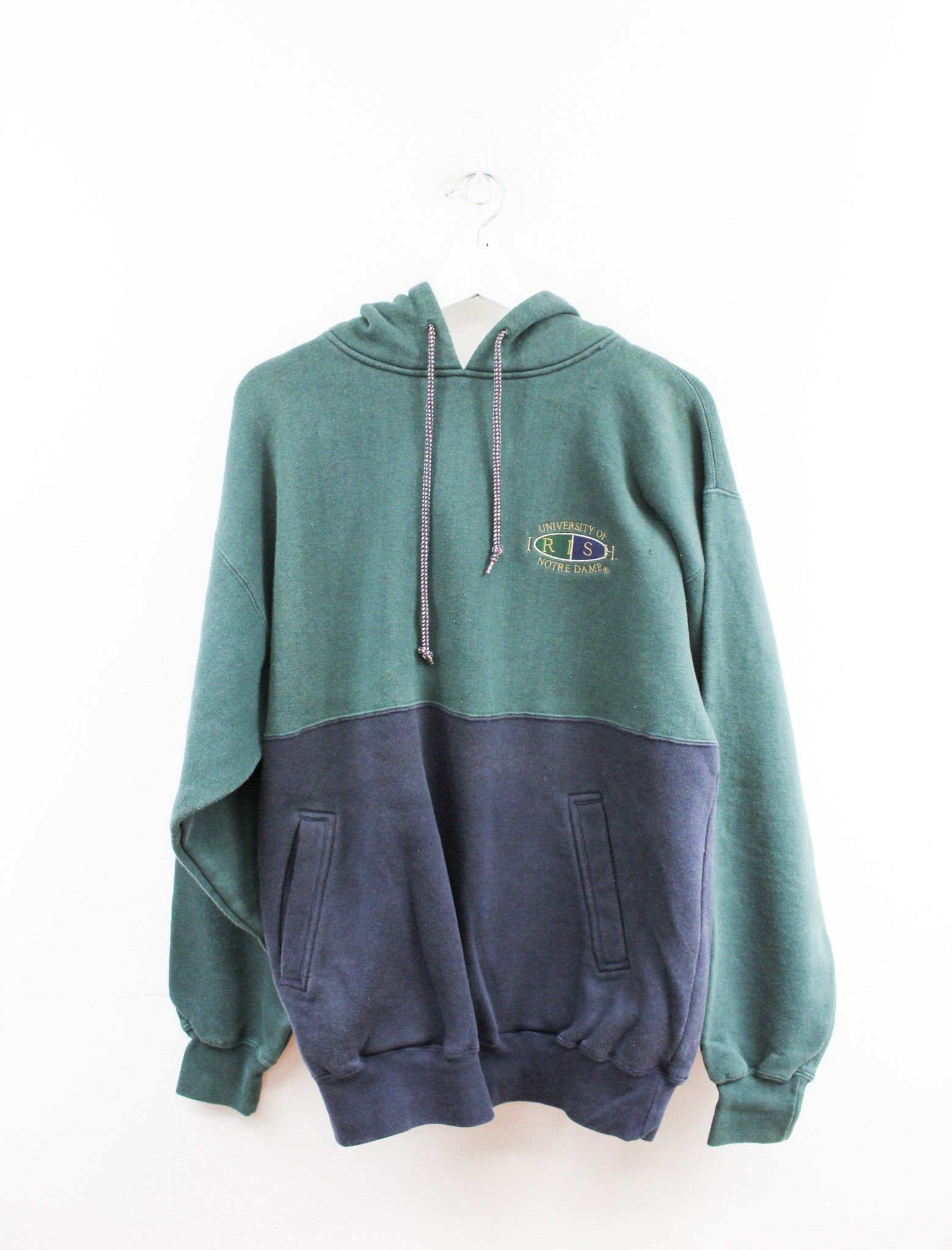 Vintage Notre Dame Embroidered Hoodie sold by HG Vintage