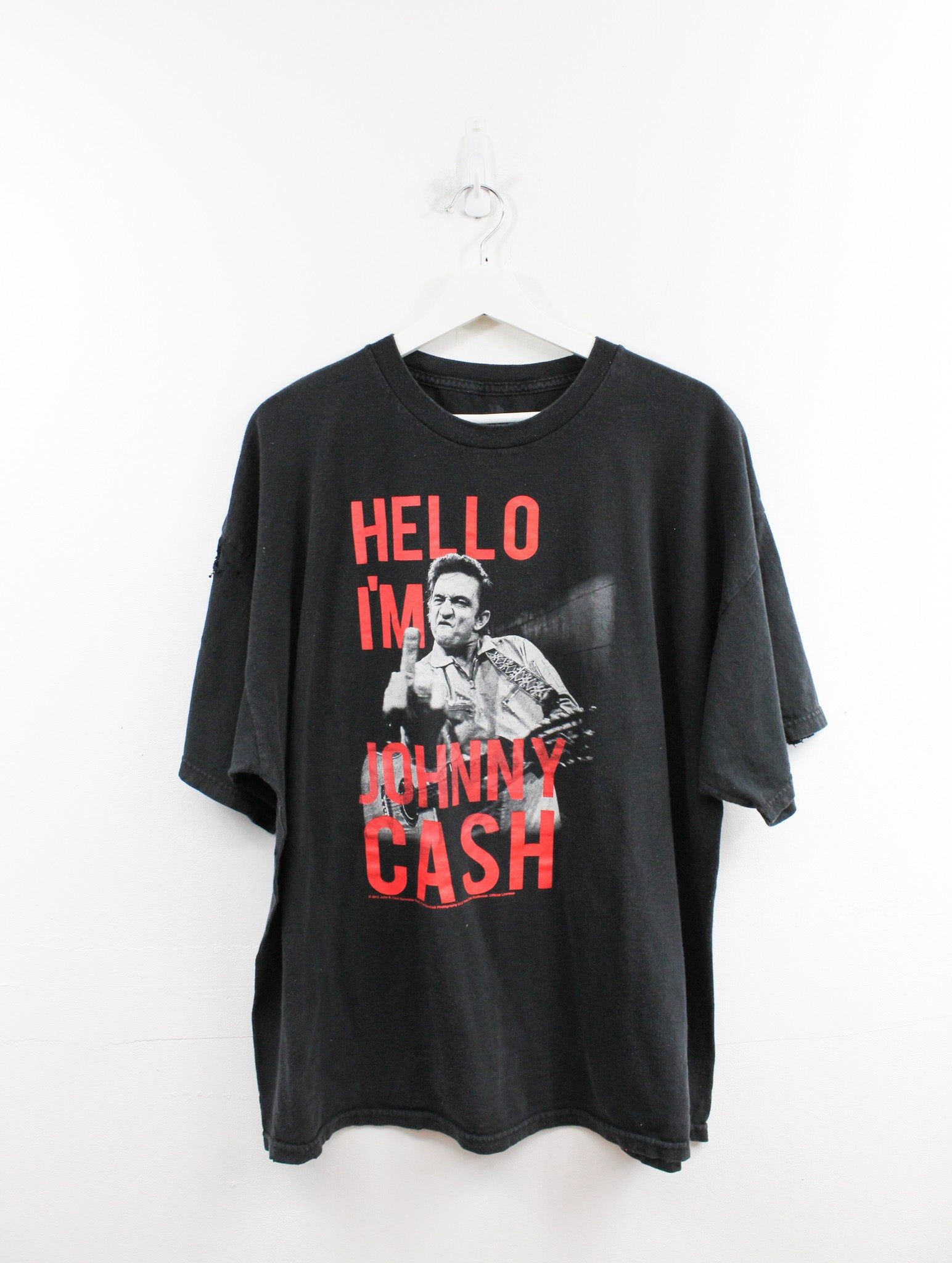 Hello I'm Johnny Cash Picture Tee sold by HG Vintage