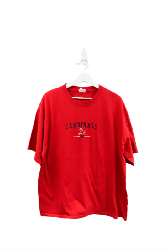 Z - Vintage MLB St Louis Cardinal Embroidered Logo Tee sold by HG Vintage
