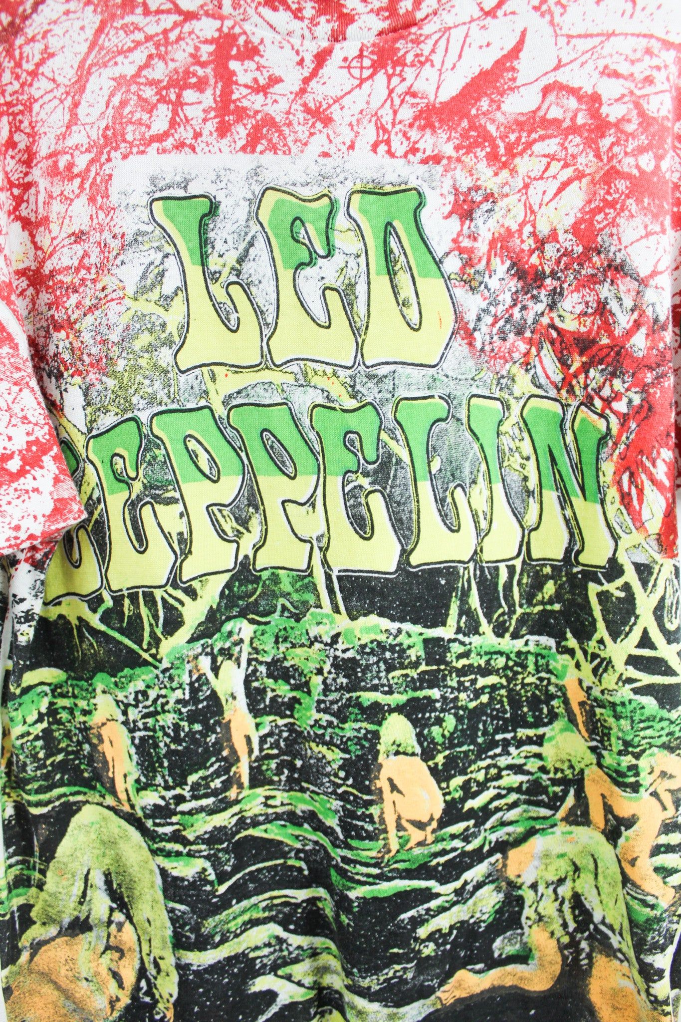 Vintage Bootleg Led Zeppelin All Over Print Tee sold by HG Vintage product image thumbnail 2