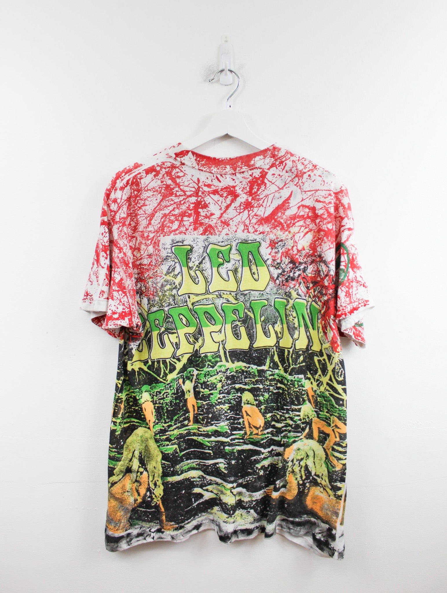 Vintage Bootleg Led Zeppelin All Over Print Tee sold by HG Vintage product image thumbnail 3