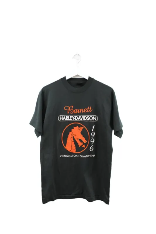 Z- Vintage 1996 Harley Davidson Barnett Open Championship Single Stitch Fruit Of The Loom Tag Tee sold by HG Vintage