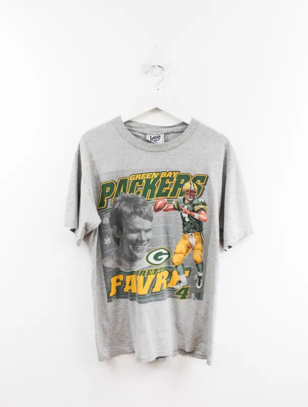 Vintage NFL Brett Favre Packers Picture Tee sold by HG Vintage