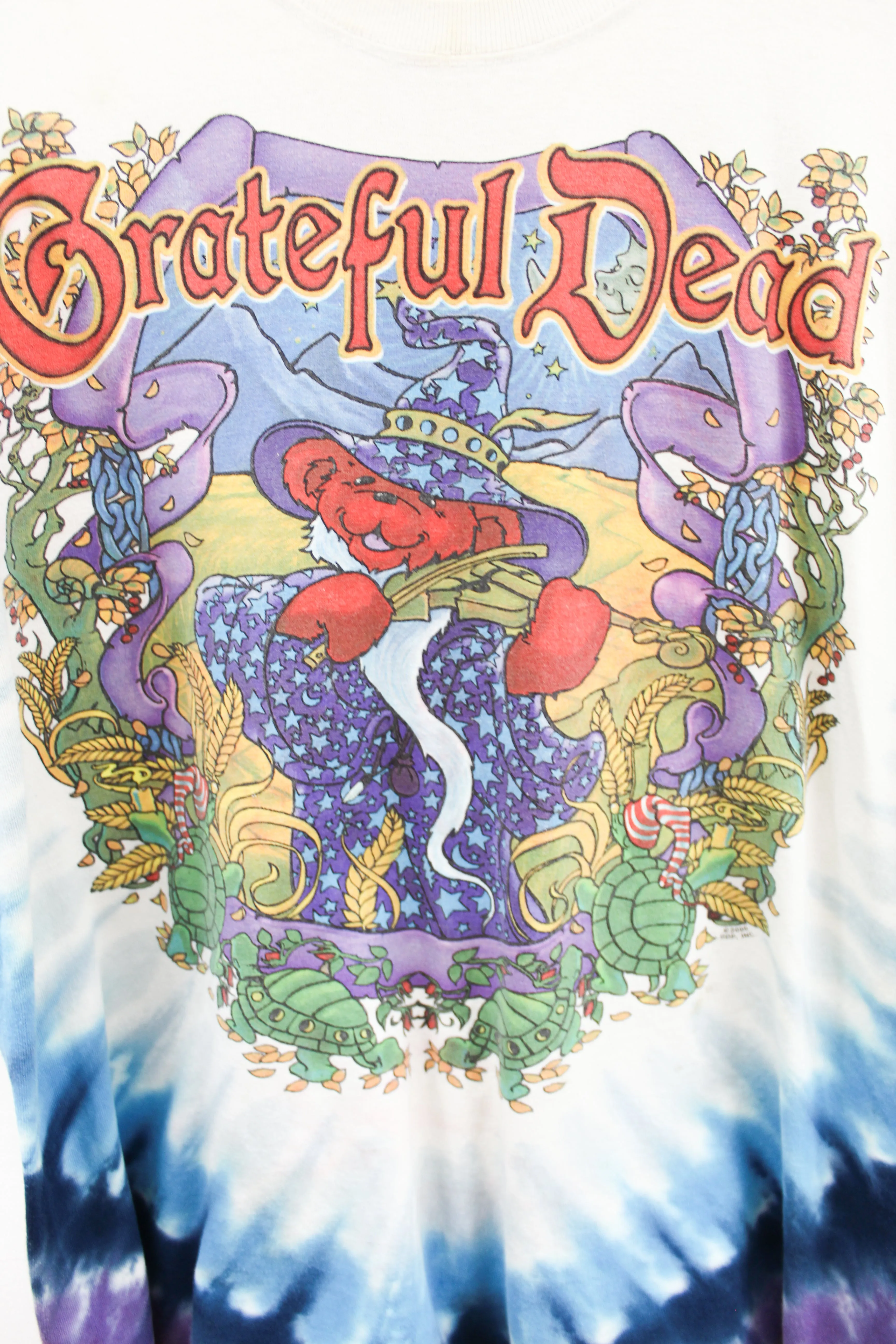 X- Vintage 2000 Grateful Dead Bear Wizard Tie Dye Tee sold by HG Vintage product image thumbnail 2