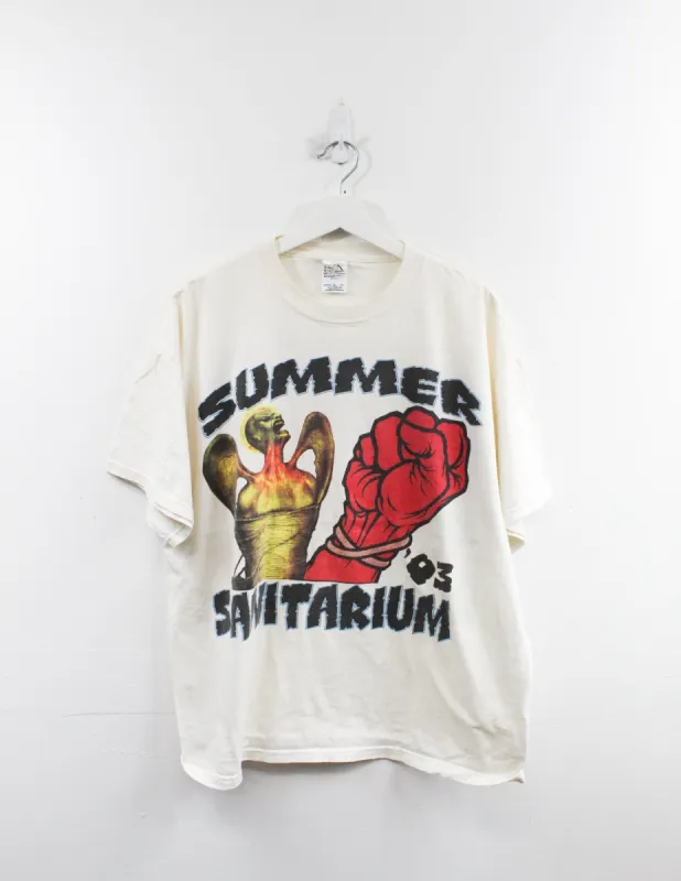 Vintage 2003 Metallica Summer Sanitarium Delta Pro Weight Tee sold by HG Vintage