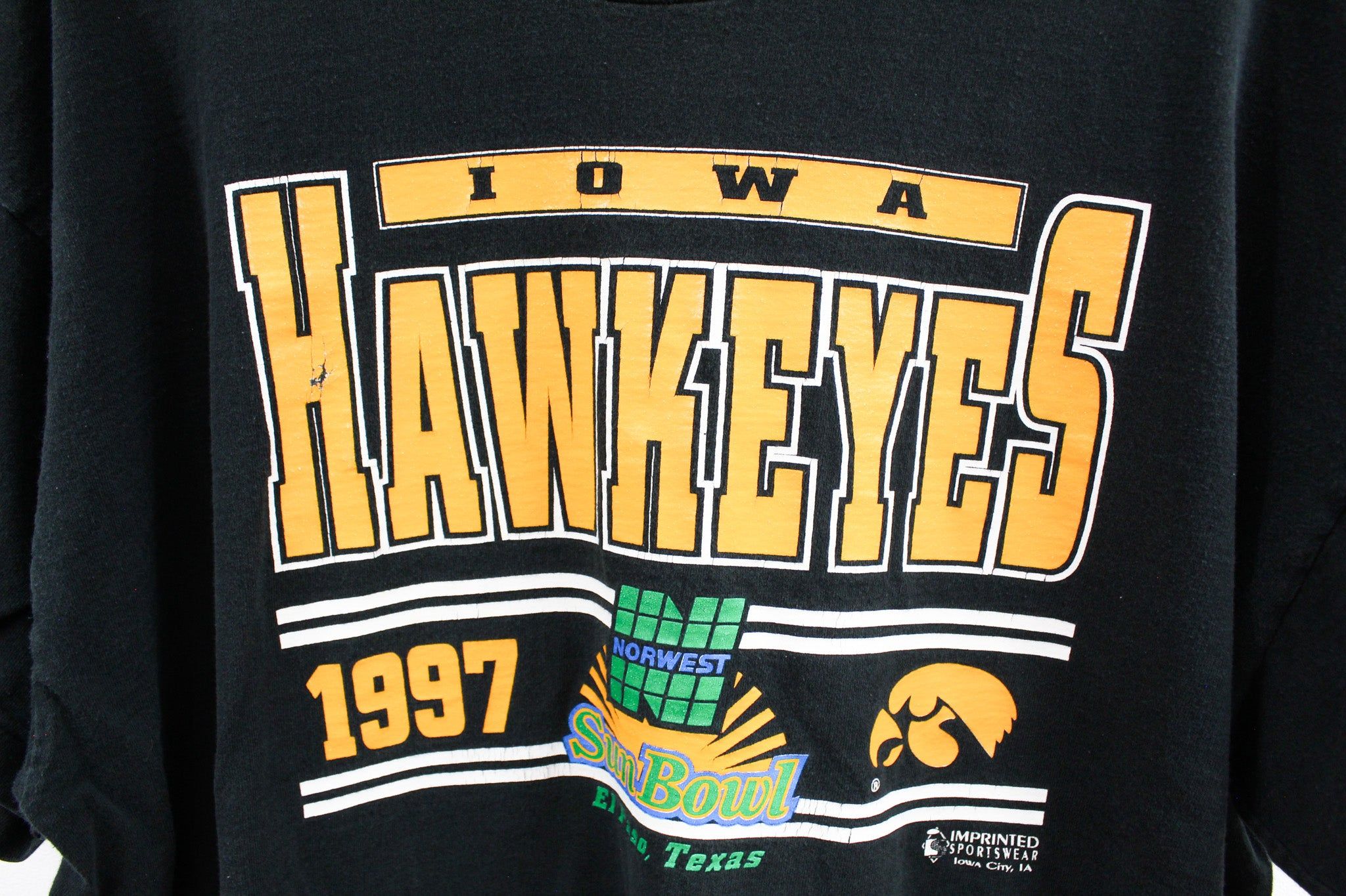 Vintage 97' Iowa Hawkeyes Sun Bowl Tee sold by HG Vintage product image thumbnail 2