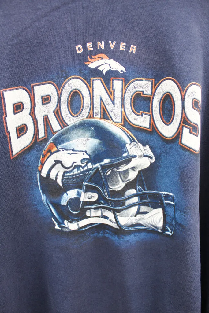 Z - Vintage 90s NFL Denver Broncos Helmet & Script Long Sleeve Tee sold by HG Vintage product image thumbnail 2