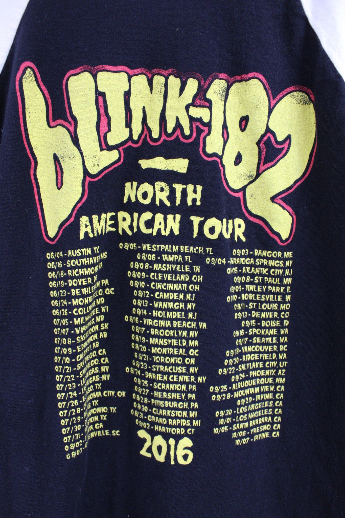 Blink-182 16' Crappy Punk Rock Baseball Tee sold by HG Vintage product image thumbnail 4