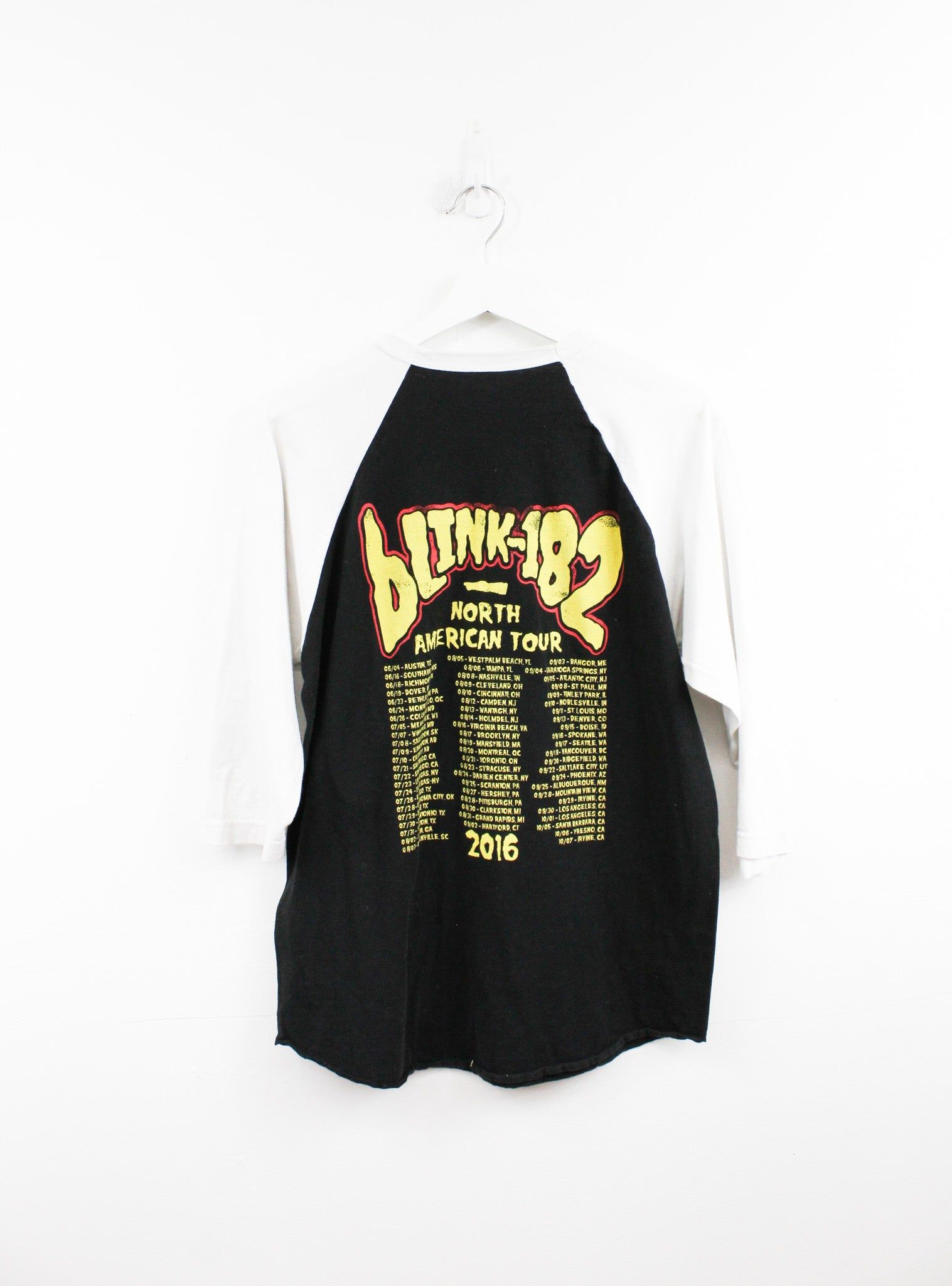 Blink-182 16' Crappy Punk Rock Baseball Tee sold by HG Vintage product image thumbnail 3