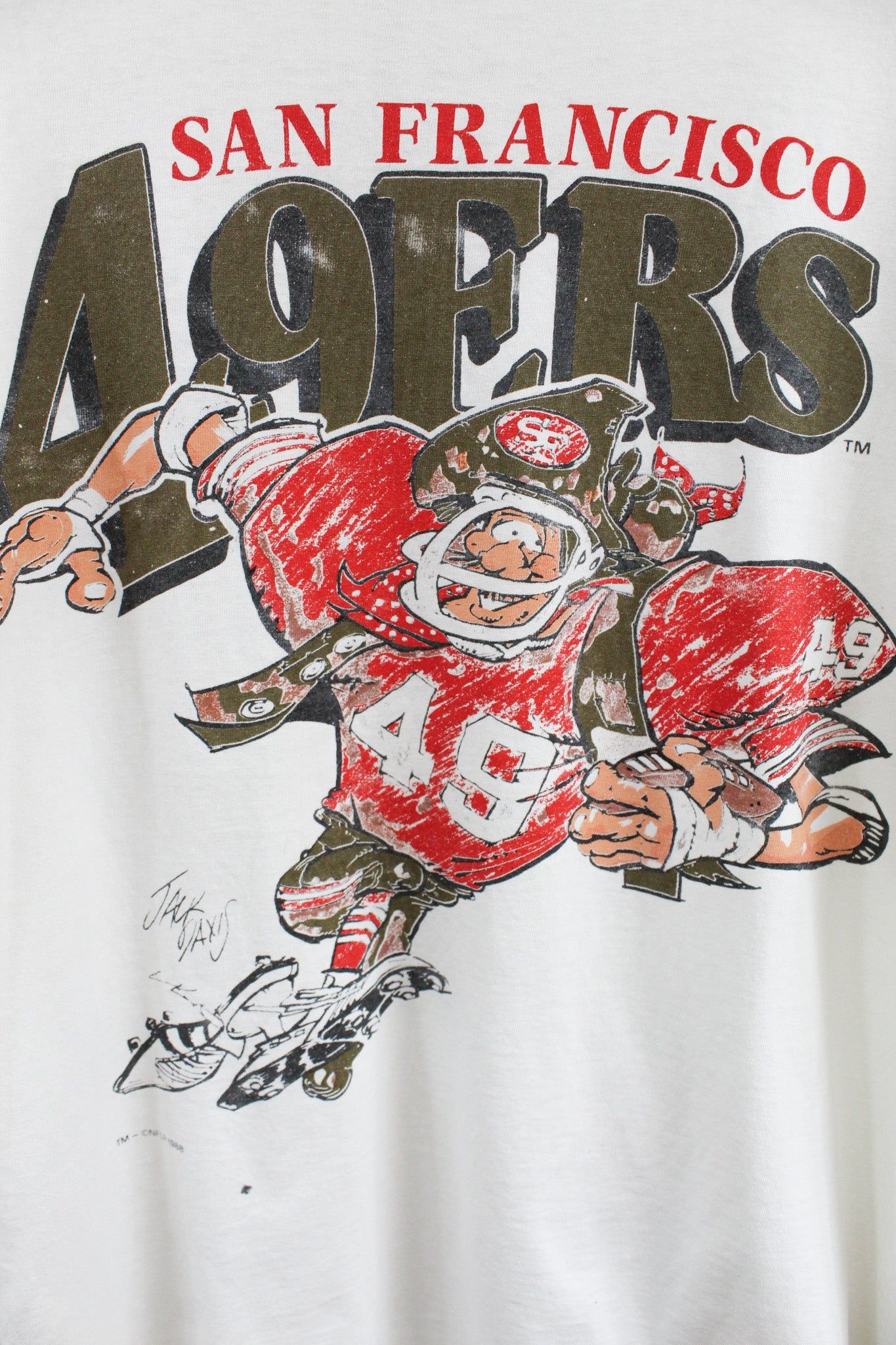 NFL San Francisco 49ers 1988 Graphic Tee sold by HG Vintage product image thumbnail 2