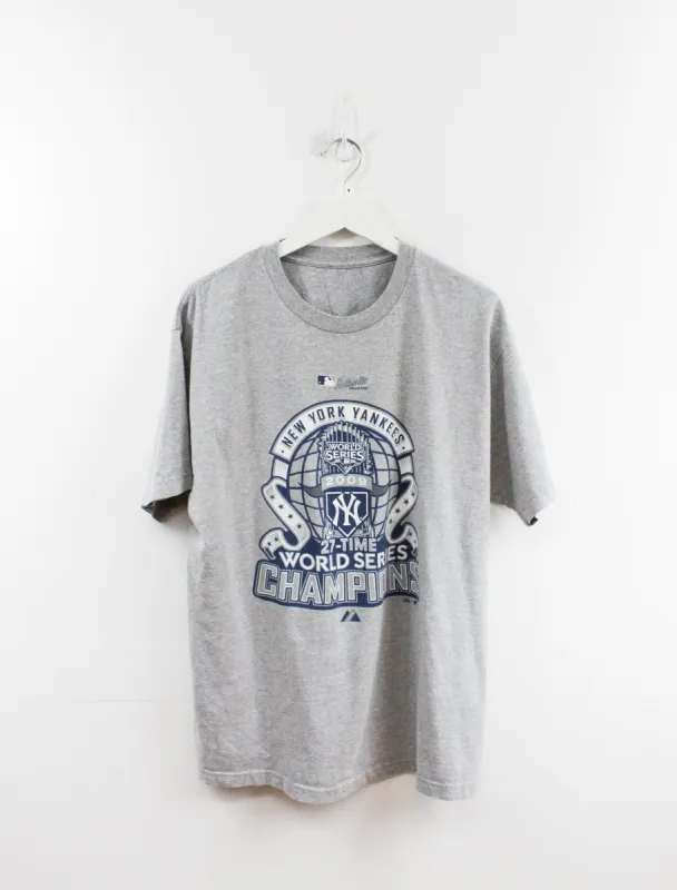 Vintage MLB Yankees 27 Time World Series Champ Tee sold by HG Vintage