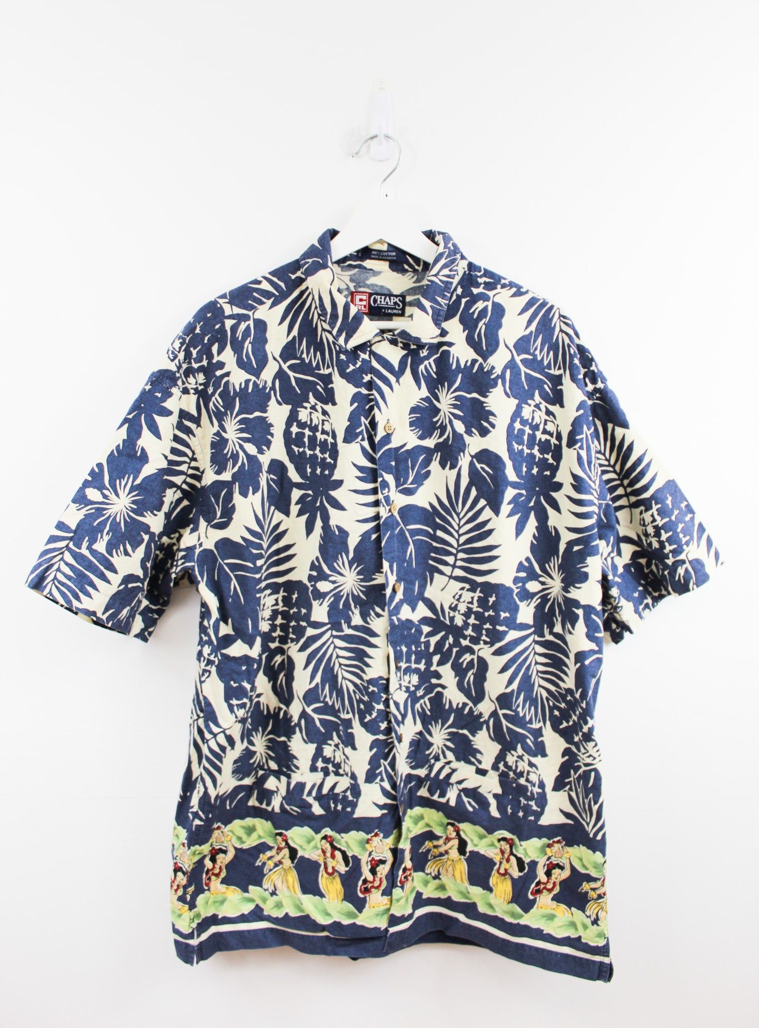 Hawaiian Girls & Flowers 70s Printed Button Up Shirts sold by HG Vintage