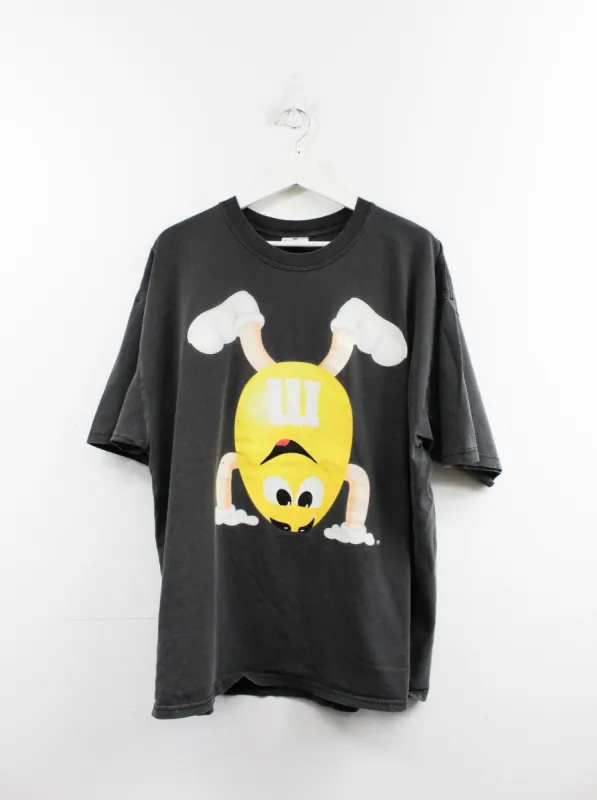 Vintage Yellow M&M Upside Down Graphic Tee sold by HG Vintage