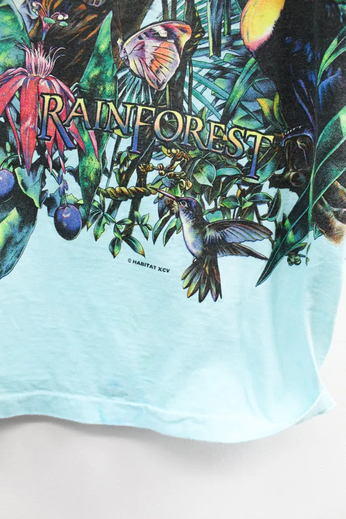 Z- Vintage Buffalo Zoo Rain Forest Animal Signal Sport Tag Single Stitch Tee sold by HG Vintage product image thumbnail 3