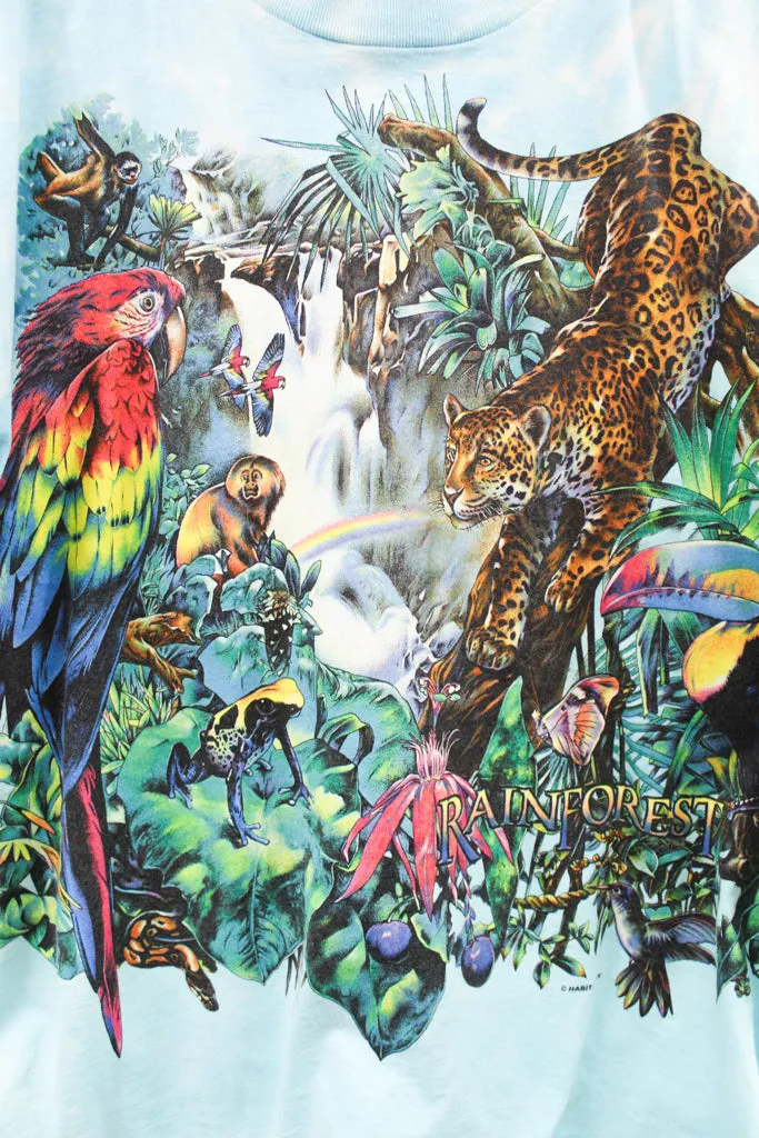 Z- Vintage Buffalo Zoo Rain Forest Animal Signal Sport Tag Single Stitch Tee sold by HG Vintage product image thumbnail 2