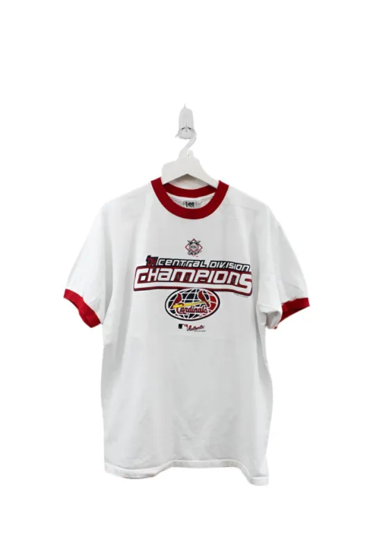 Z- Vintage 2004 Red Sox Central Division Ringer Tee sold by HG Vintage