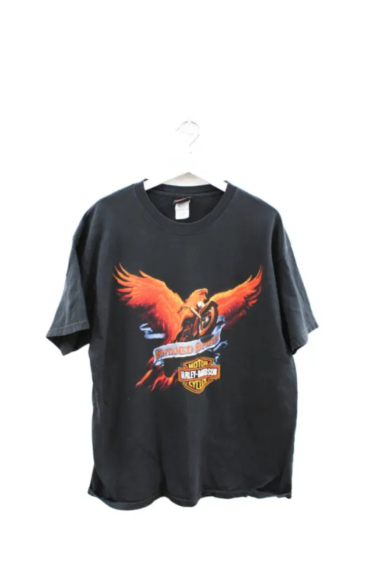 Z - Harley Davidsons Maui Hawaii Untamed Spirit Fire Eagle Tee sold by HG Vintage