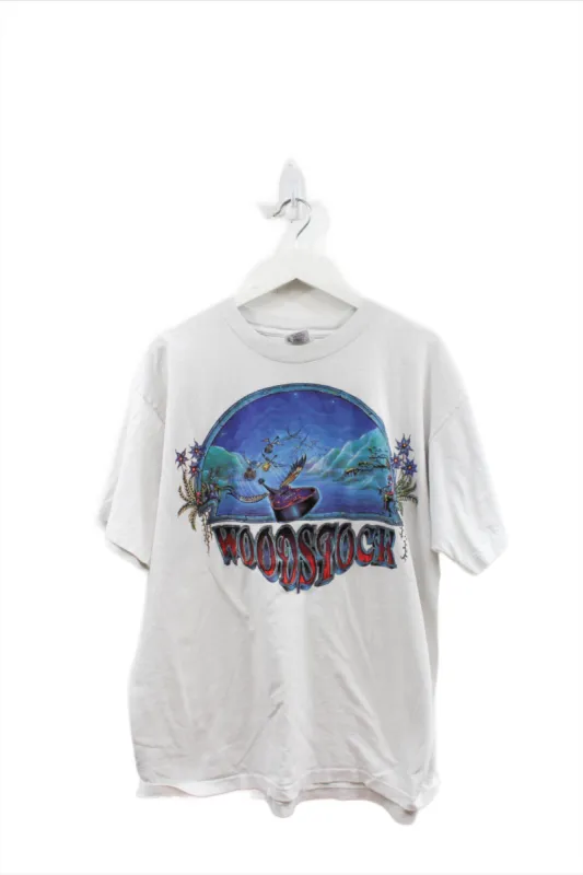 X - Vintage Single Stitch 1994 Woodstock Guitars Graphic Tee sold by HG Vintage
