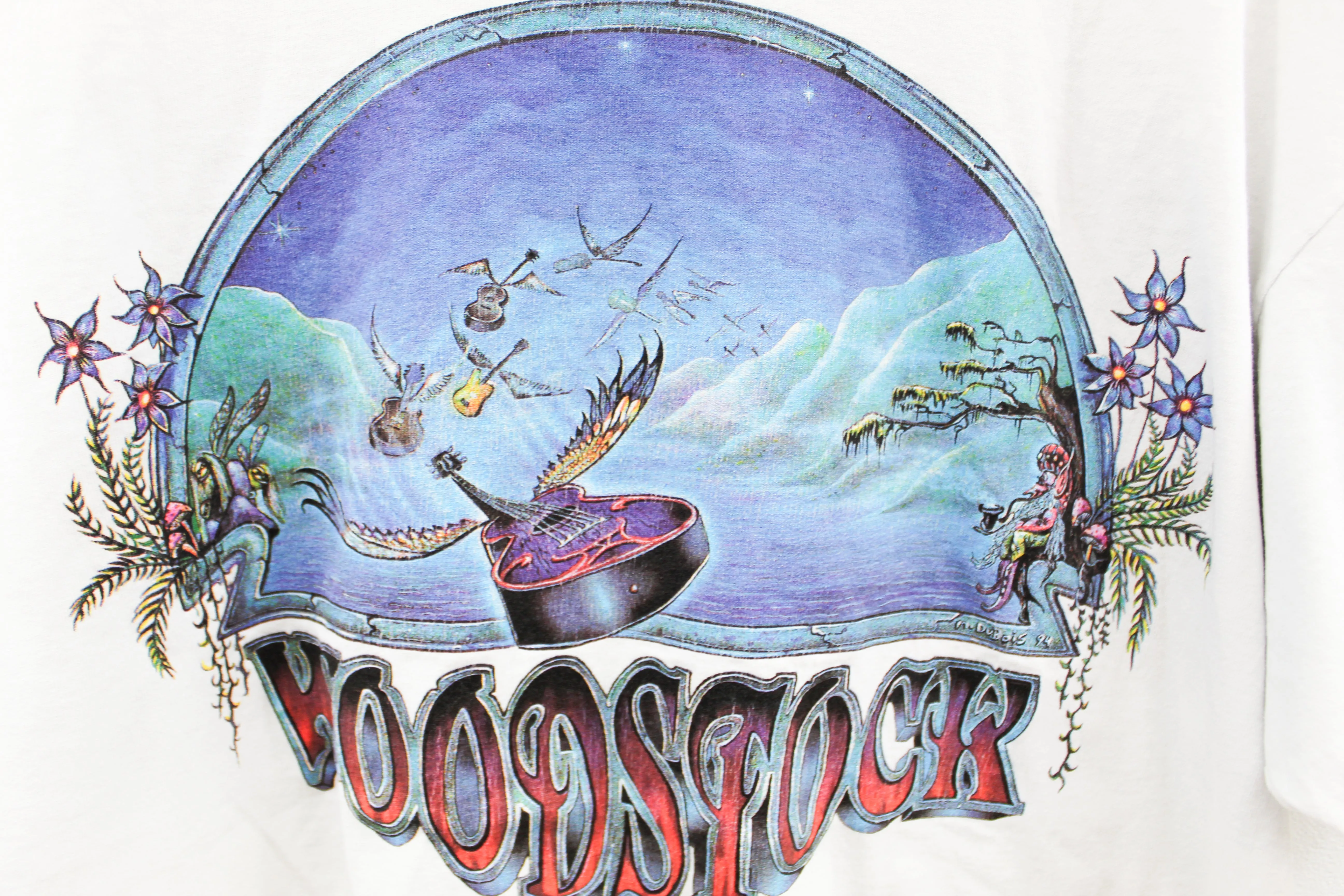 X - Vintage Single Stitch 1994 Woodstock Guitars Graphic Tee sold by HG Vintage product image thumbnail 2