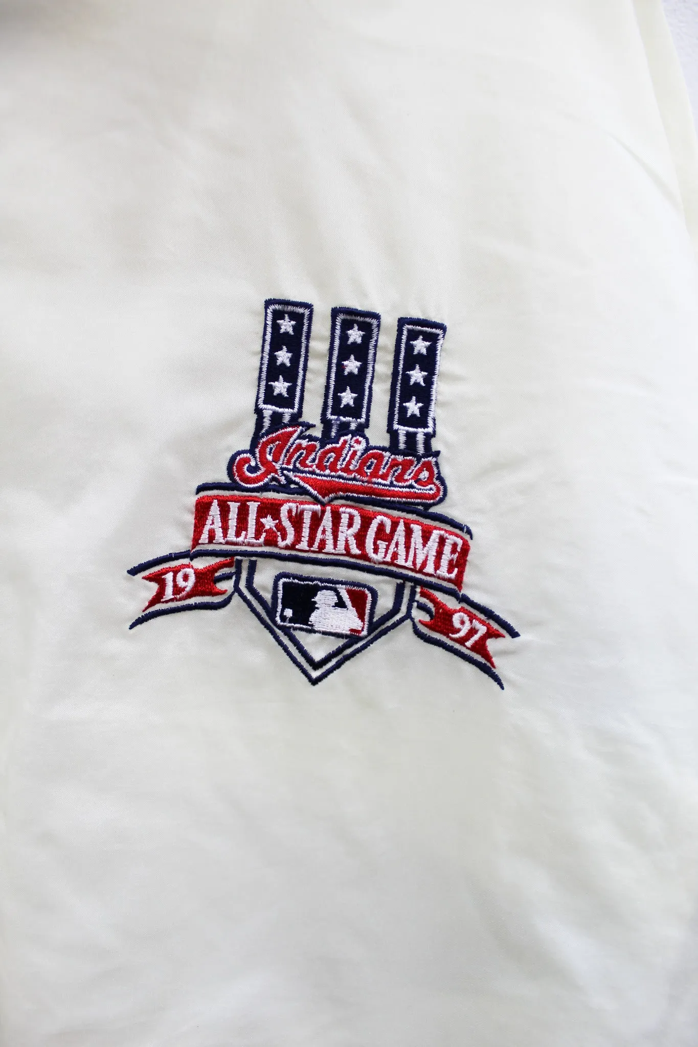 X - Vintage 1997 Pro Player MLB Cleveland Indians All Star Game Nylon Windbreaker sold by HG Vintage product image thumbnail 2