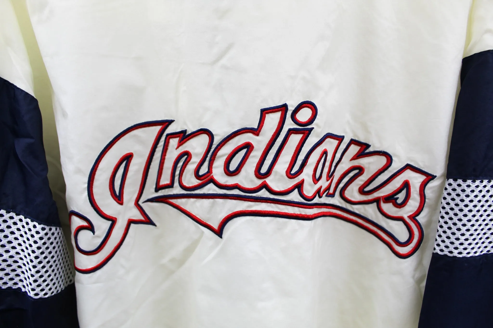 X - Vintage 1997 Pro Player MLB Cleveland Indians All Star Game Nylon Windbreaker sold by HG Vintage product image thumbnail 5