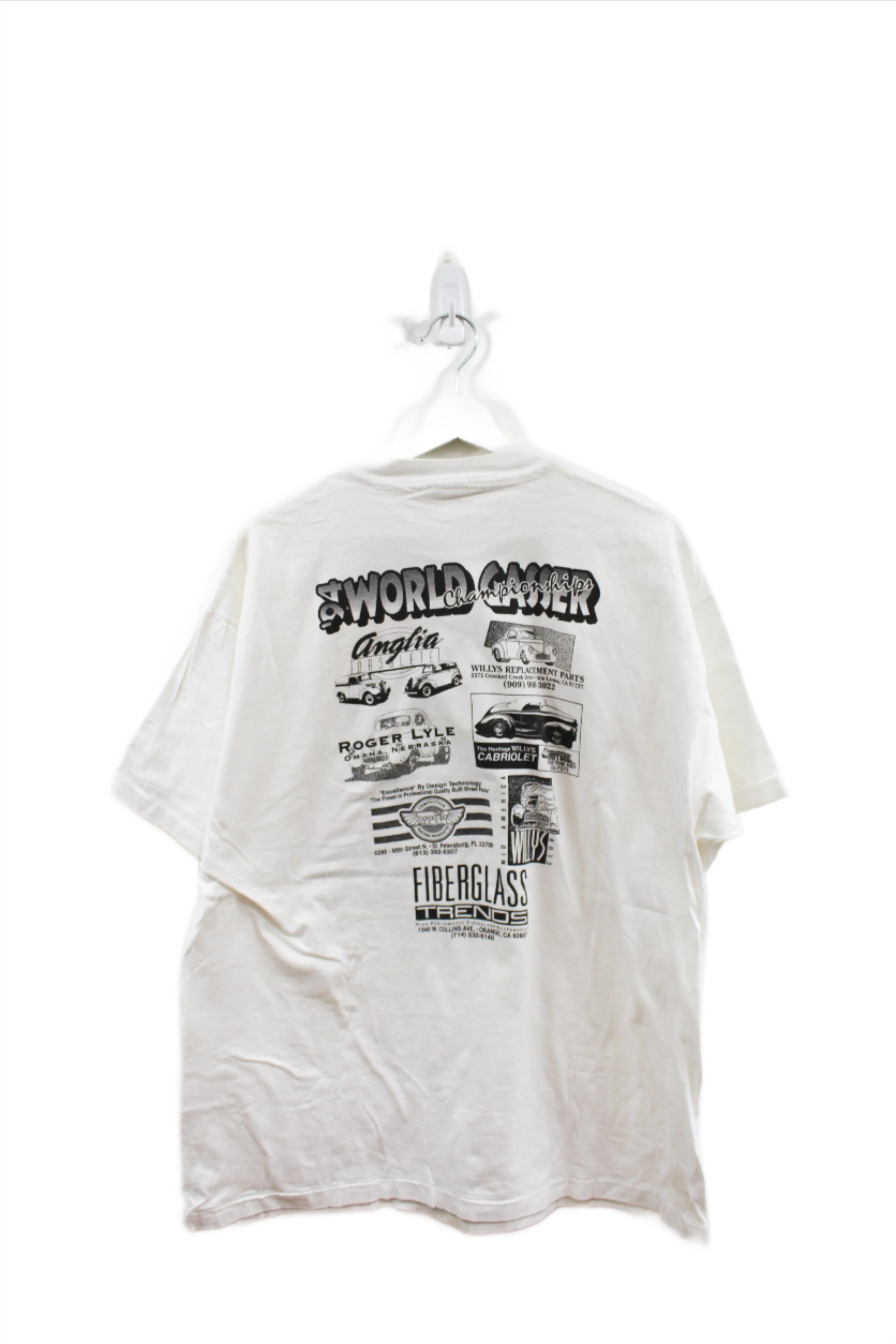 Z - Vintage Single Stitch 94' World Gasser Championship Car Hanes Beefy Tee sold by HG Vintage product image thumbnail 5