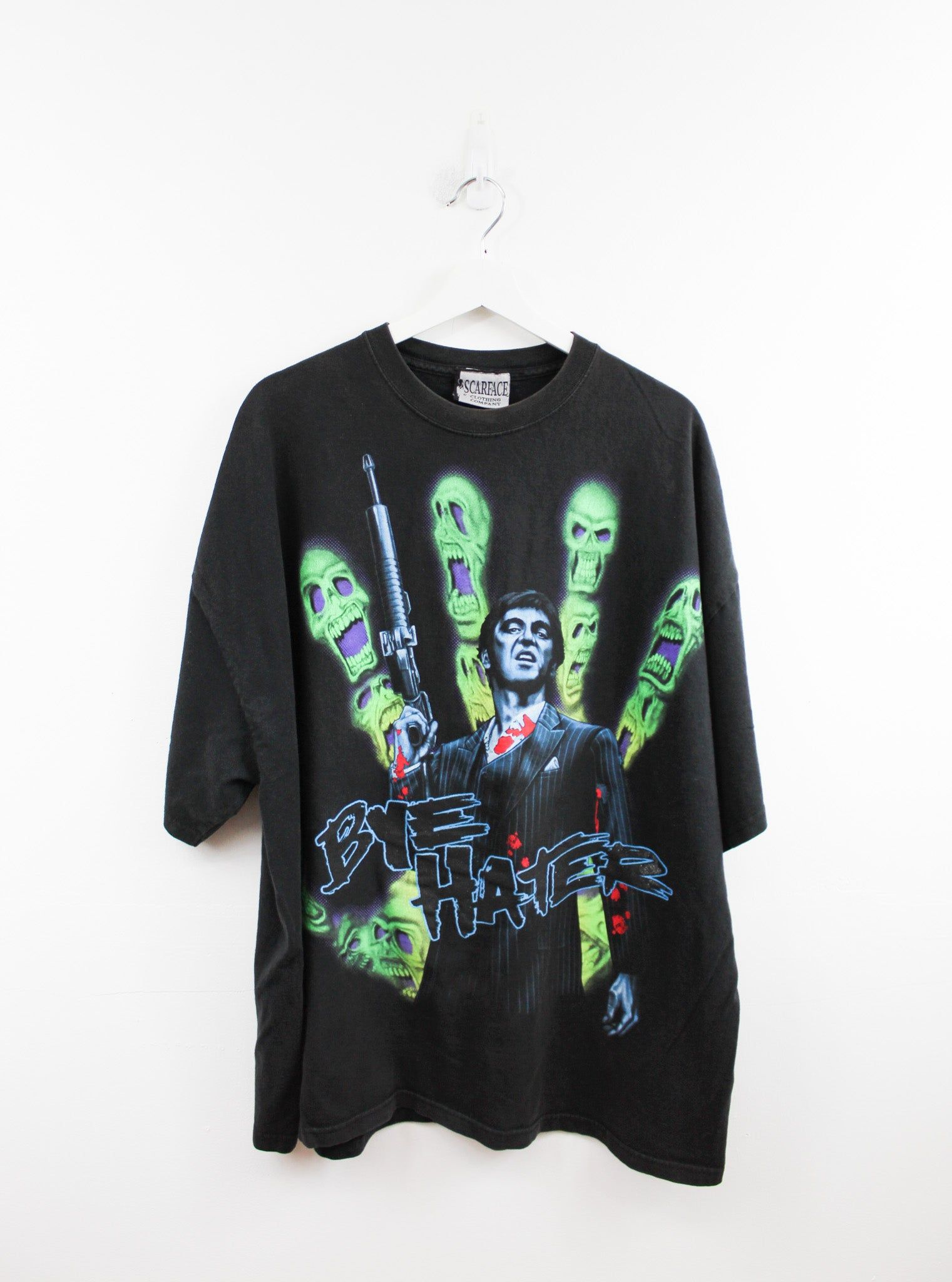 Tony Montana Bye Hater Tee sold by HG Vintage