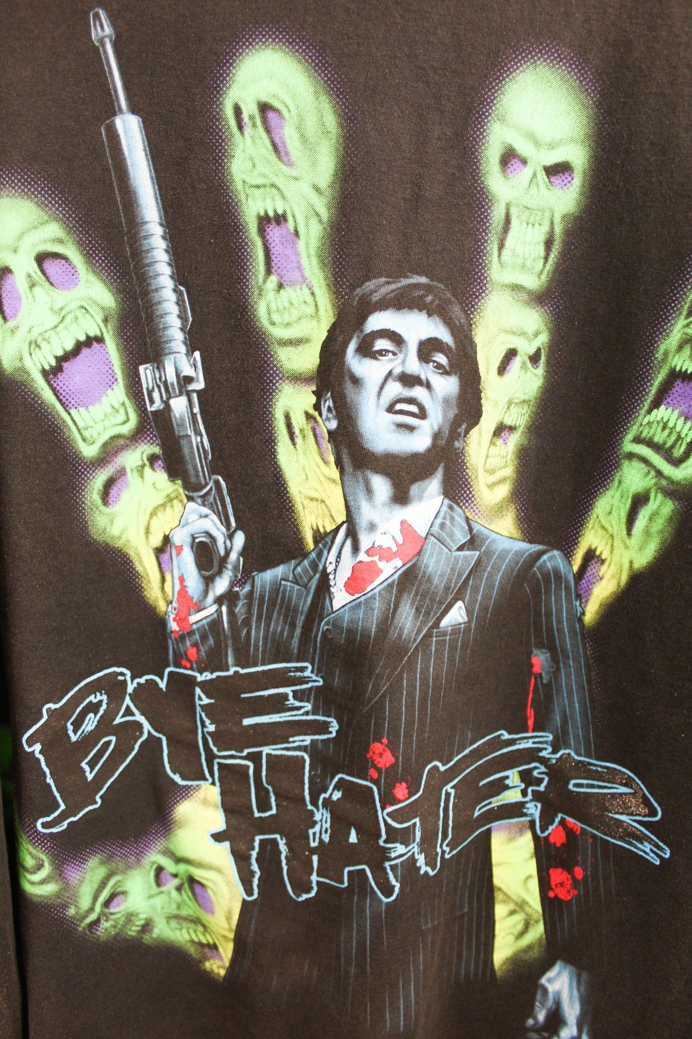 Tony Montana Bye Hater Tee sold by HG Vintage product image thumbnail 2