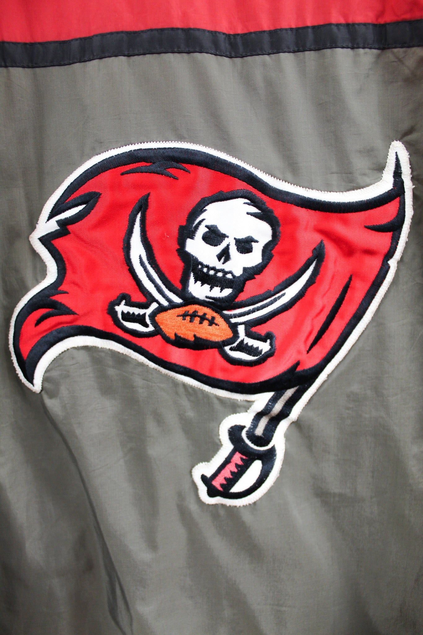 CC - Vintage NFL Proline Adidas Tampa Bay Buccaneers Nylon Windbreaker sold by HG Vintage product image thumbnail 5