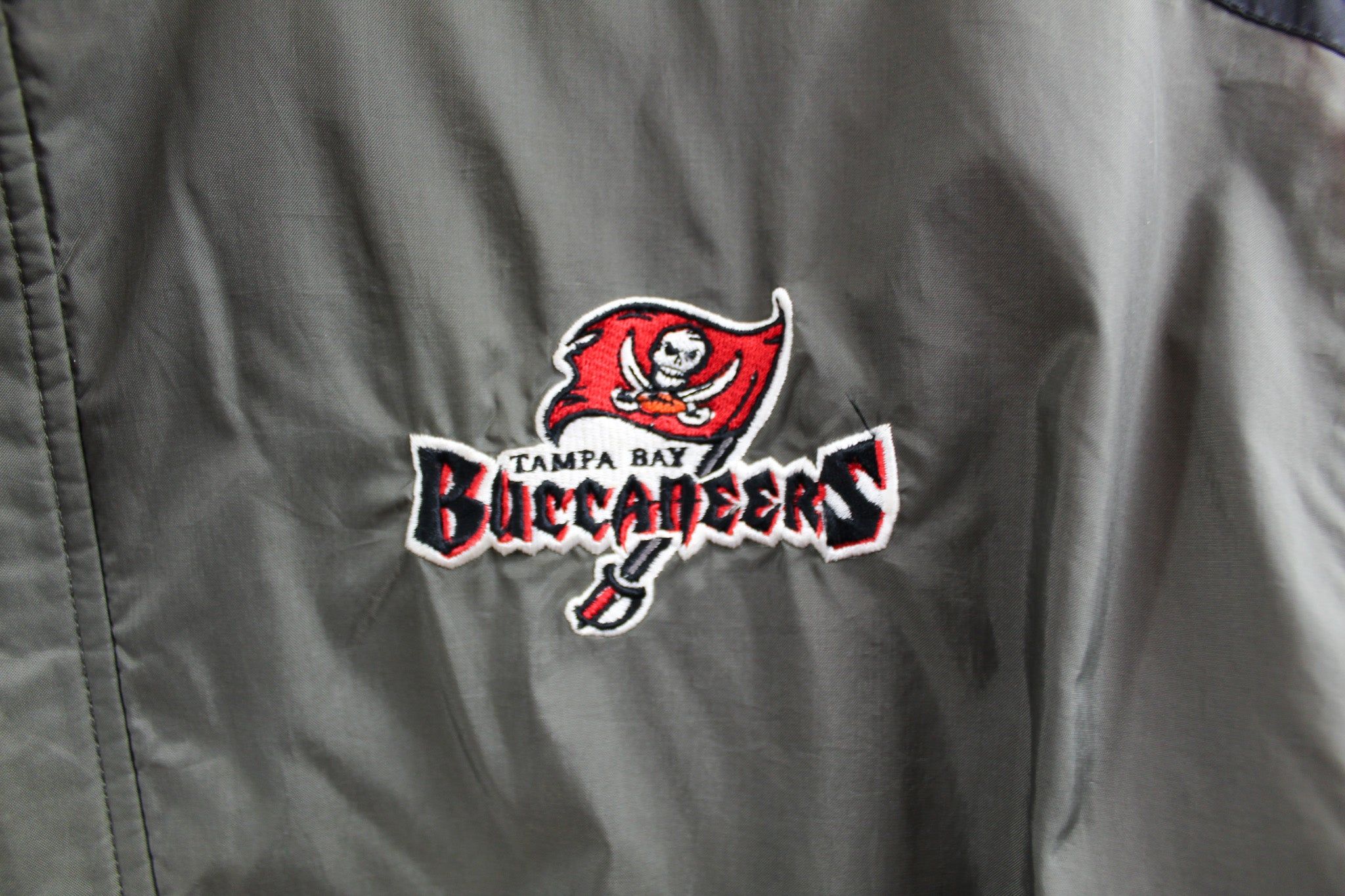 CC - Vintage NFL Proline Adidas Tampa Bay Buccaneers Nylon Windbreaker sold by HG Vintage product image thumbnail 2