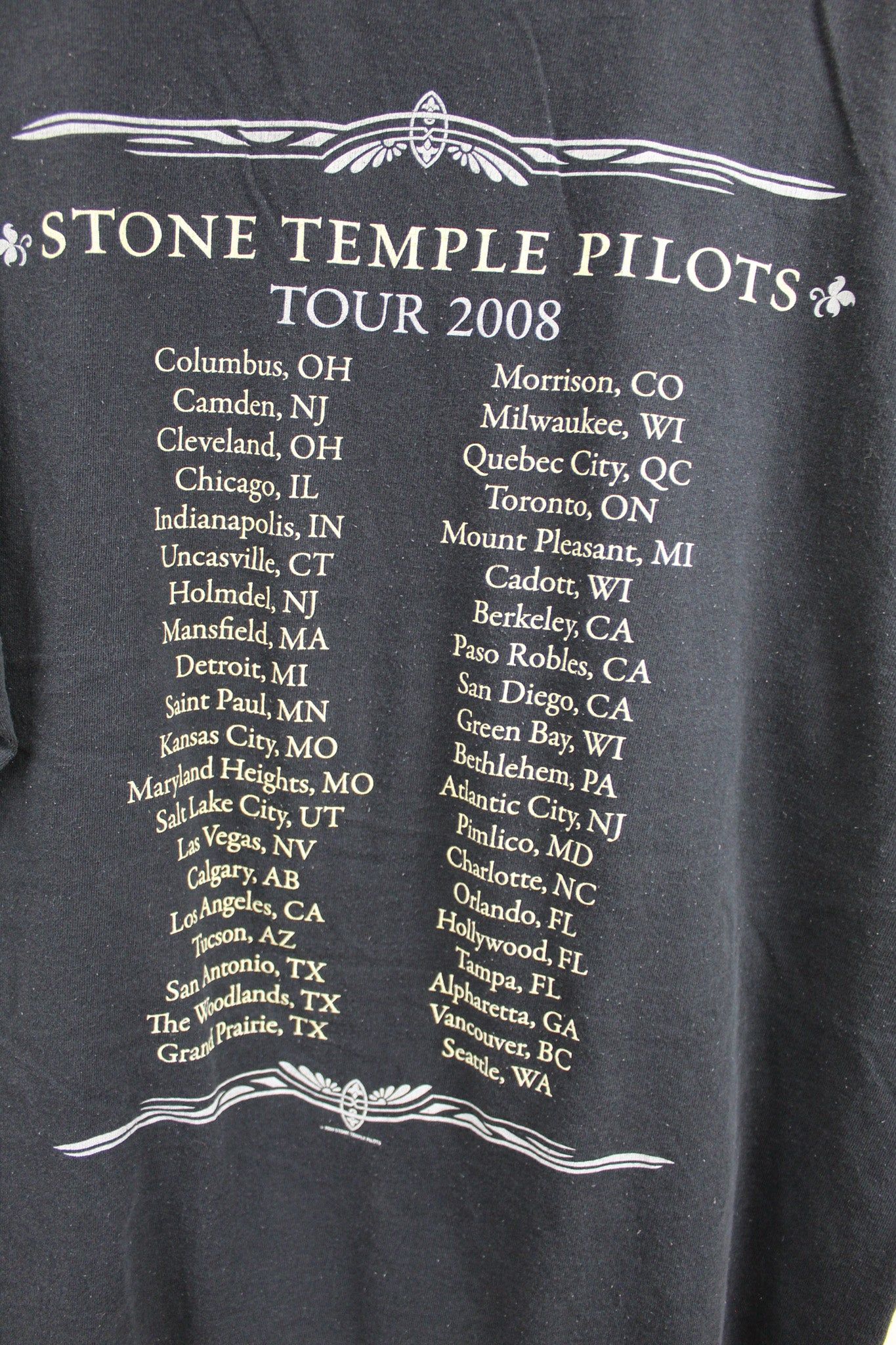 Stone Temple Pilot 2008 Tour Tee sold by HG Vintage product image thumbnail 4