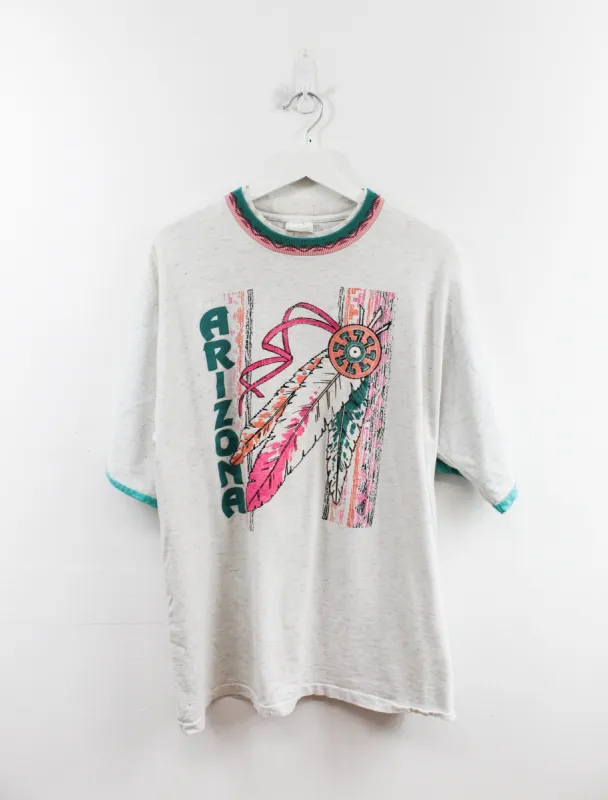 Vintage Arizona & Feathers Tee sold by HG Vintage