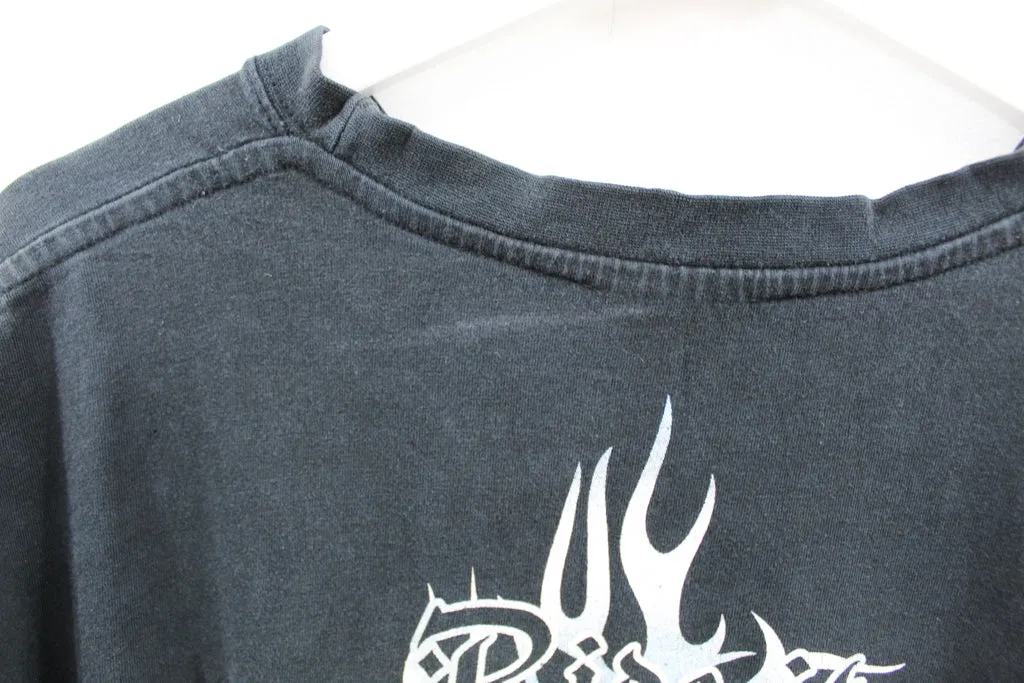 Z - Vintage Ride It Like You Stole It Skeleton On Fire Bike Tee sold by HG Vintage product image thumbnail 5