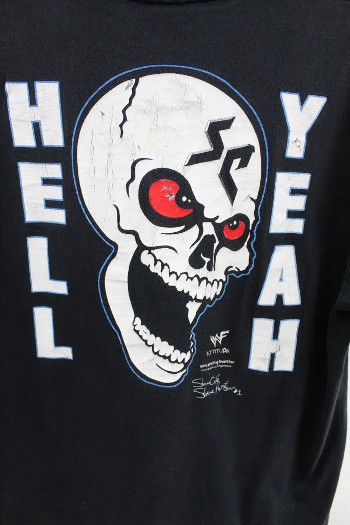 Z - Vintage 1998 Single Stitch WWE Stone Cold Steve Austin Wanna Raise Some Hell? Tee sold by HG Vintage product image thumbnail 4