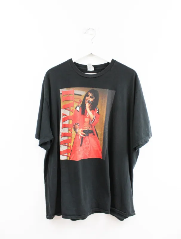 Vintage Aaliyah Picture Tee sold by HG Vintage