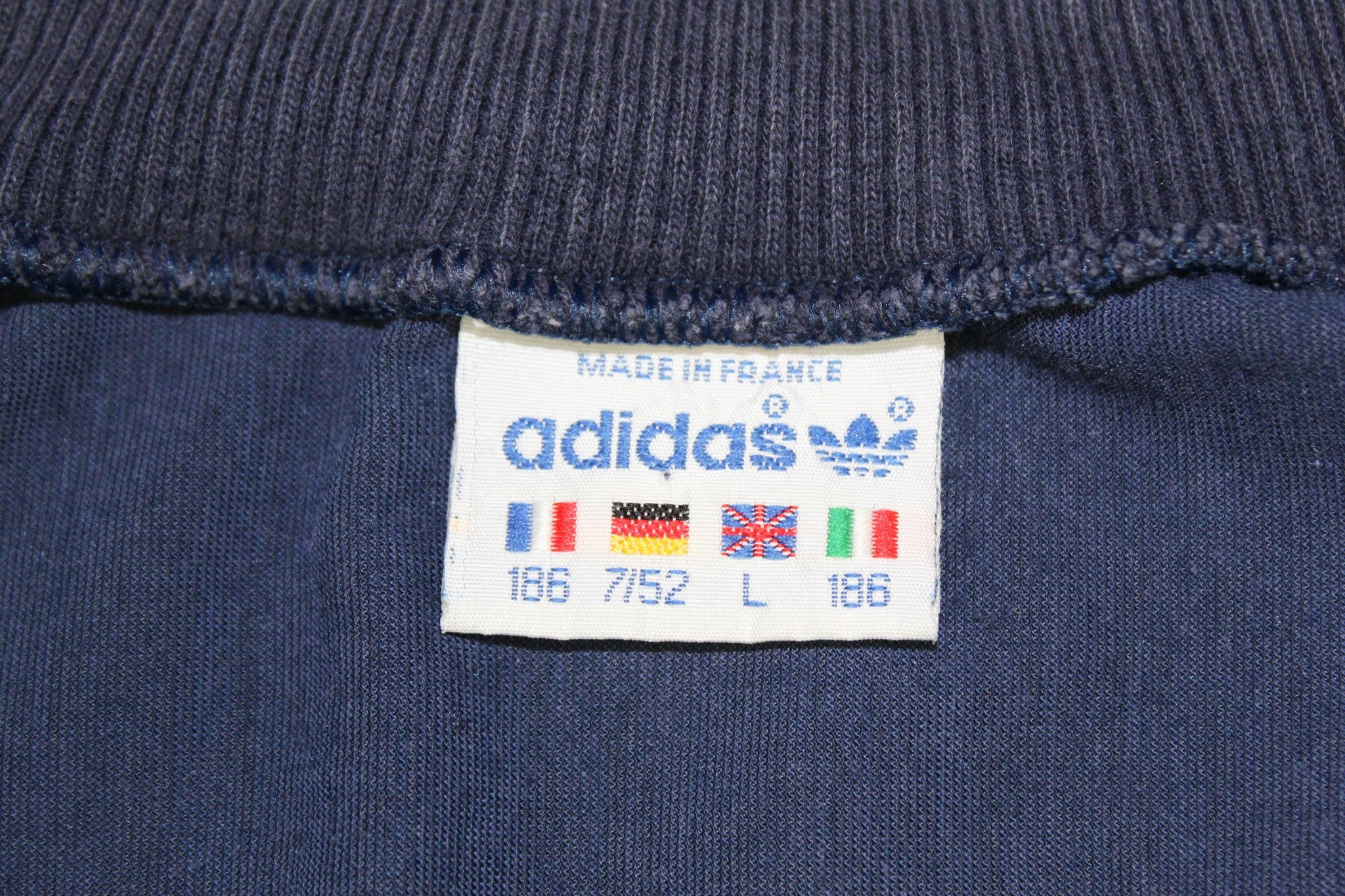 Adidas 80/90's Euro Velour Track Zip Up sold by HG Vintage product image thumbnail 3