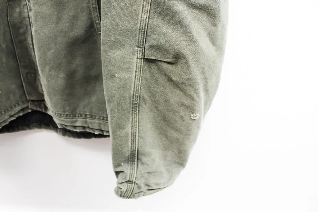 Z- Vintage Carhartt Heavy Work Jacket Faded Olive Green sold by HG Vintage product image thumbnail 4