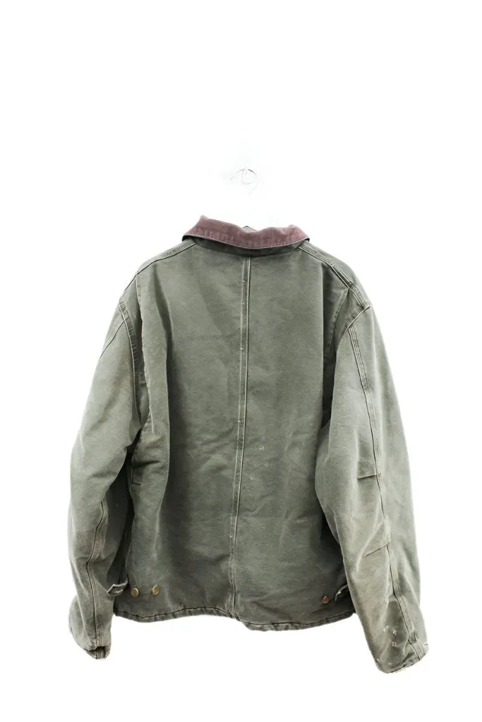 Z- Vintage Carhartt Heavy Work Jacket Faded Olive Green sold by HG Vintage product image thumbnail 5