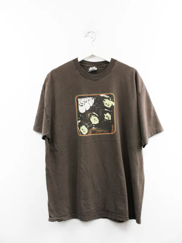 Vintage The Beatles Rubber Soul Album Cover Tee sold by HG Vintage