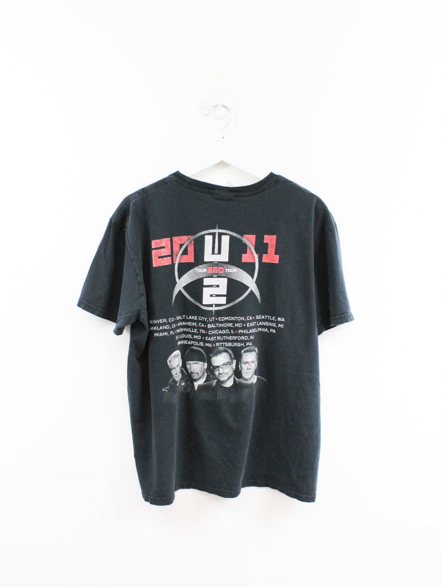 U2 360 2011 Tour Tee sold by HG Vintage product image thumbnail 3