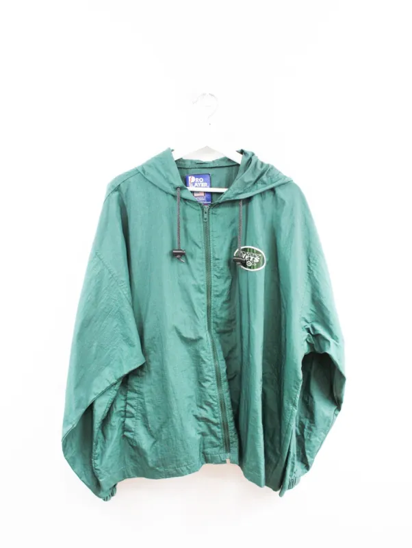 Vintage NFL New York Jets Embroidered Windbreaker sold by HG Vintage